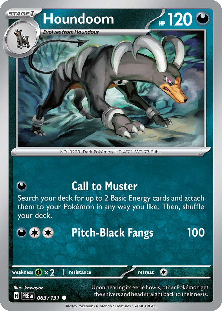 63/131 [PRE] Houndoom - Common