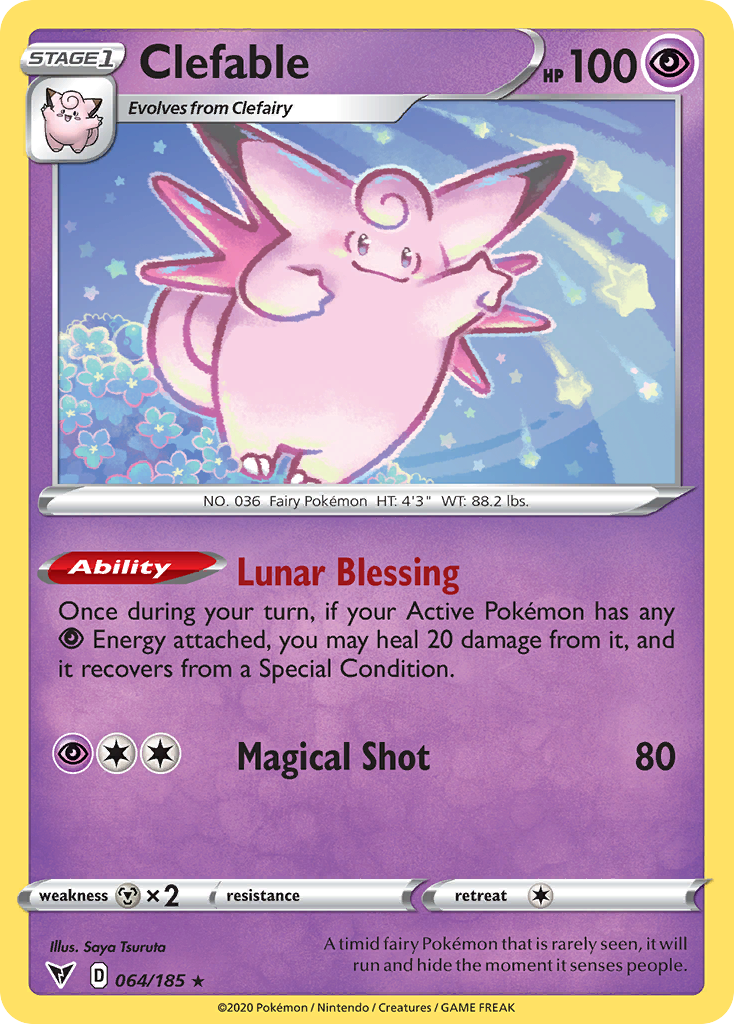 64/185 [VIV] Clefable - Rare