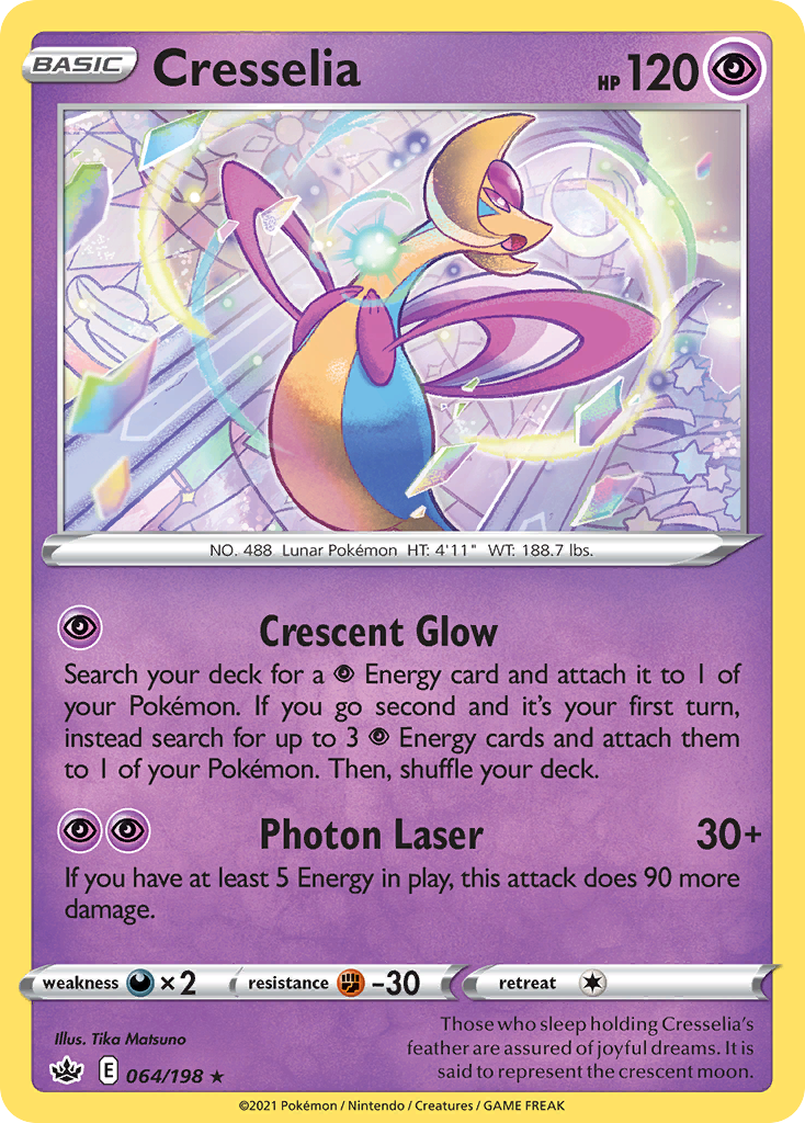 64/198 [CRE] Cresselia - Rare Holo