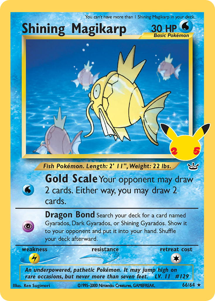 66/25 [CEL] Shining Magikarp - Classic Collection