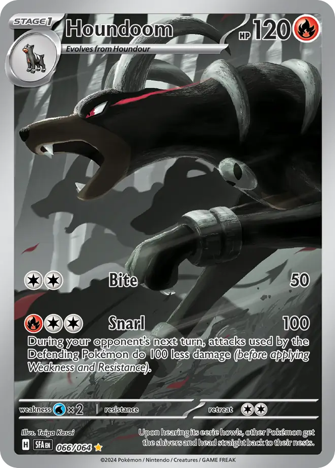 66/64 [SFA] Houndoom - Illustration Rare