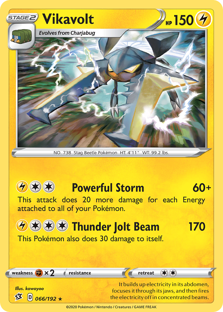 66/192 [RCL] Vikavolt - Rare Holo