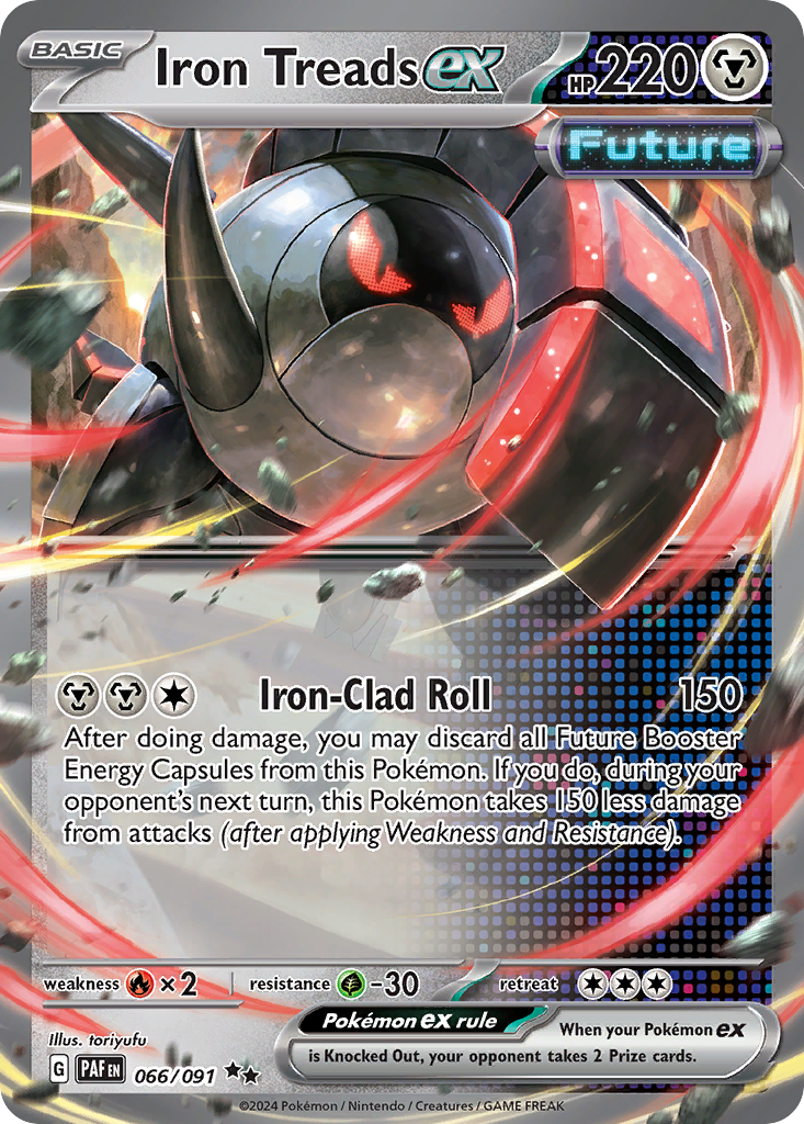 66/91 [SV4PT5] Iron Treads ex - Double Rare