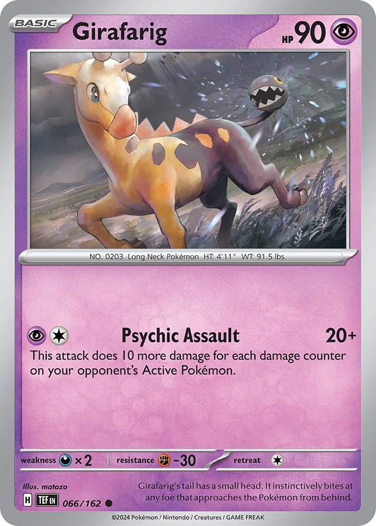 66/162 [TEF] Girafarig - Common