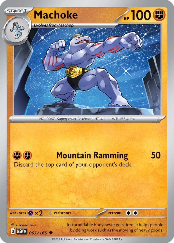 67/165 [SV3PT5] Machoke - Uncommon