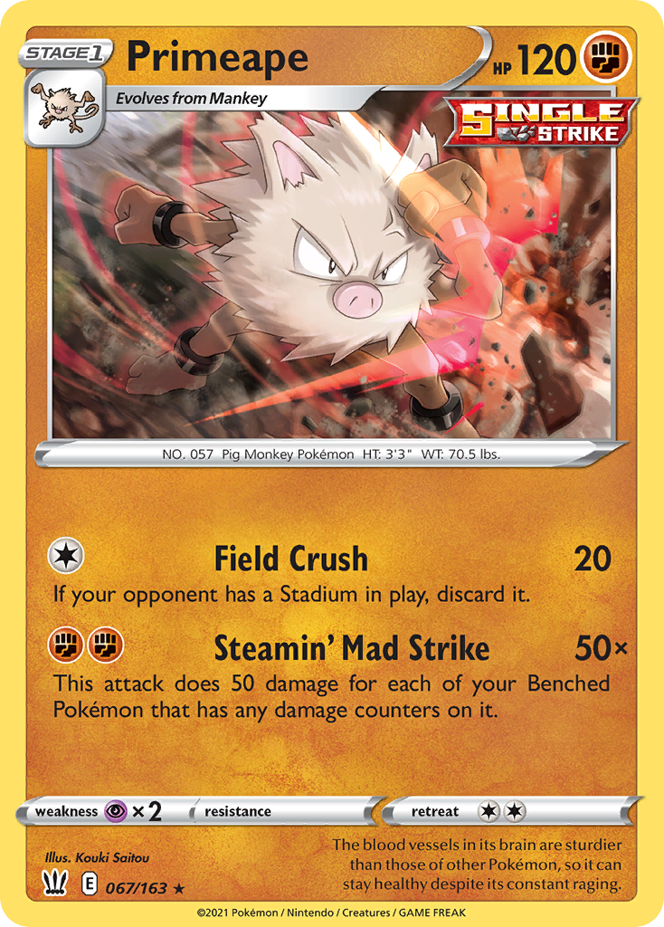 67/163 [BST] Primeape - Rare