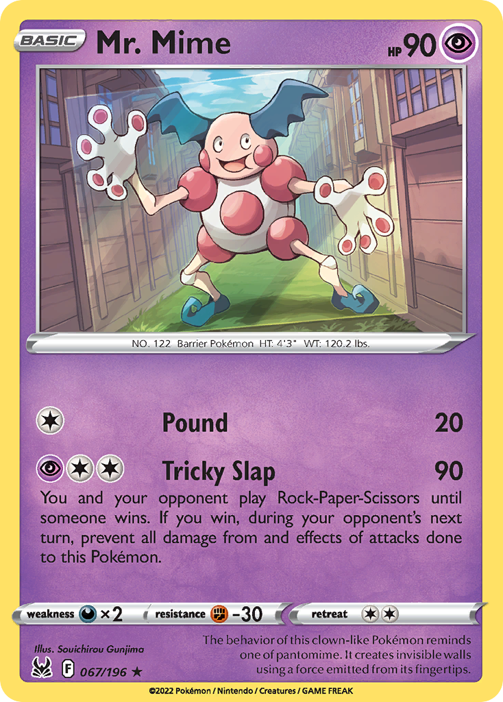 67/196 [LOR] Mr. Mime - Rare