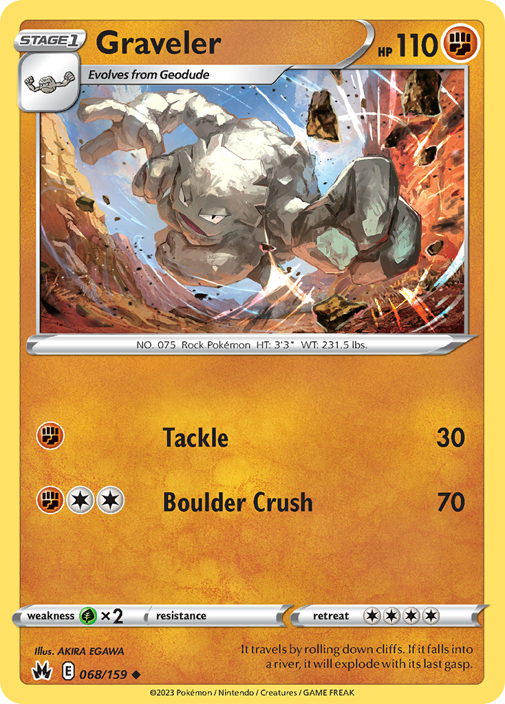 68/159 [CRZ] Graveler - Uncommon