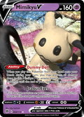 68/172 [BRS] Mimikyu V - Rare Holo V