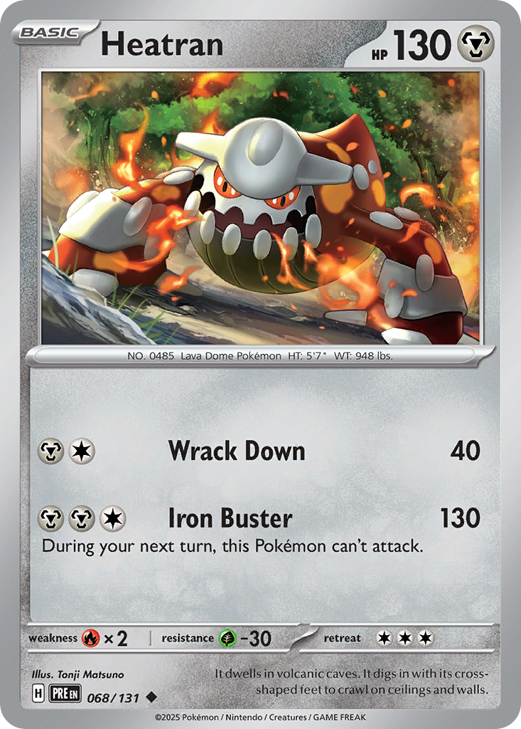 68/131 [PRE] Heatran - Uncommon