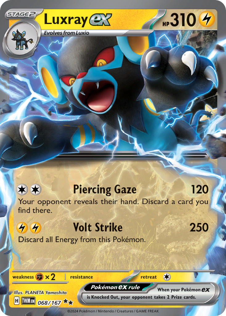 68/167 [TWM] Luxray ex - Double Rare