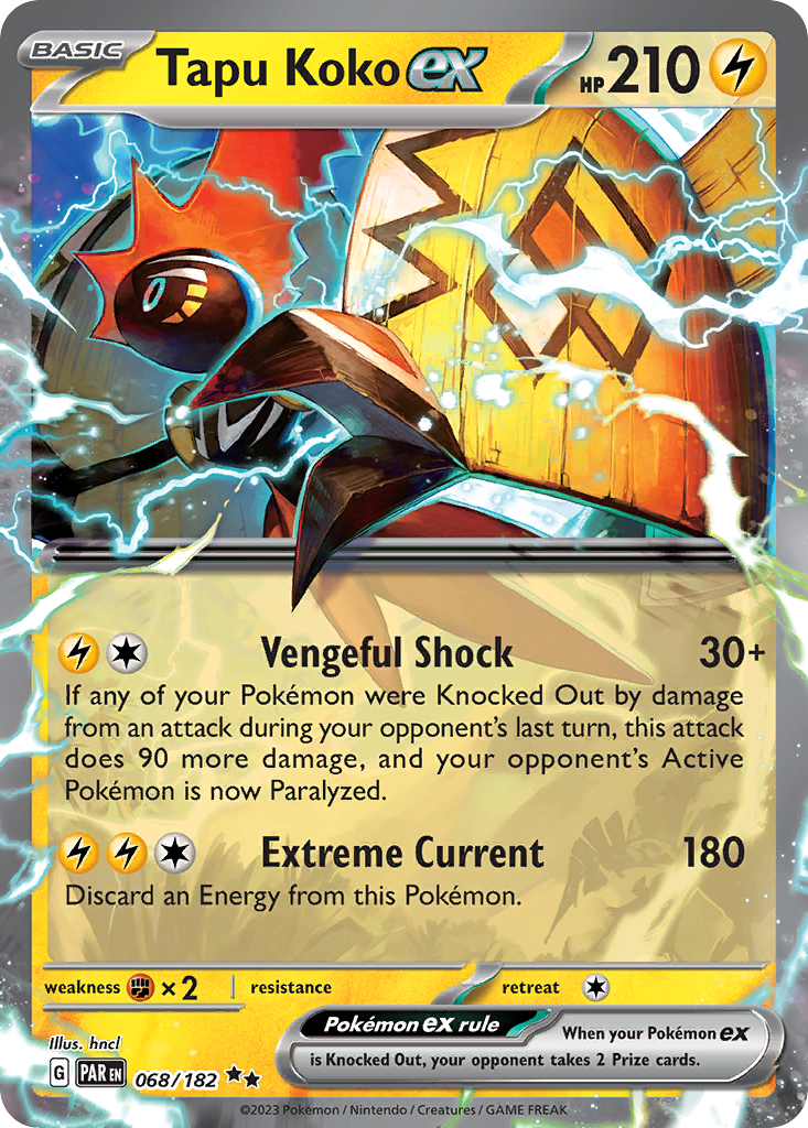 68/182 [SV4] Tapu Koko ex - Double Rare