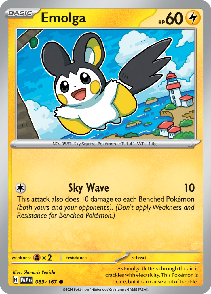 69/167 [TWM] Emolga - Common