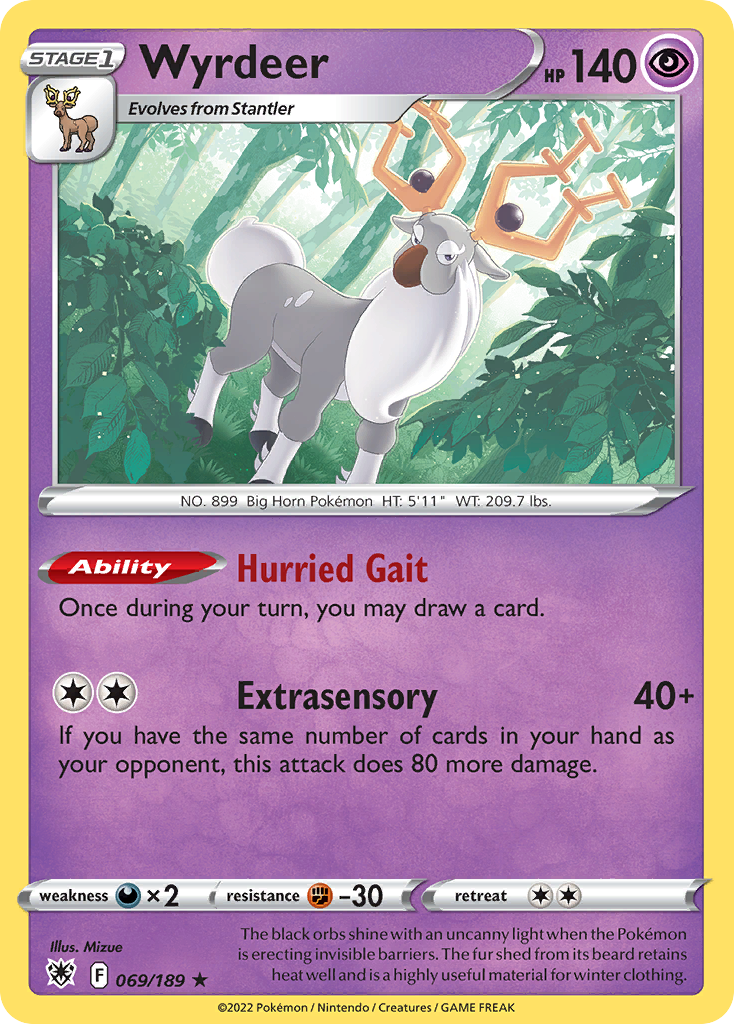 69/189 [ASR] Wyrdeer - Rare Holo