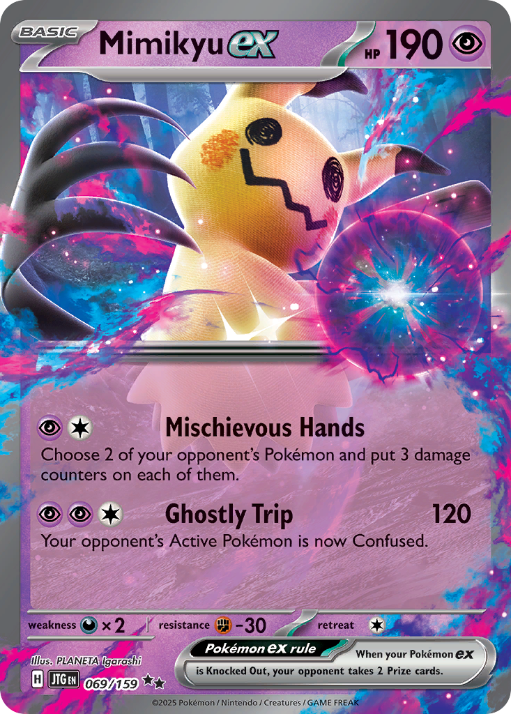 69/159 [JTG] Mimikyu ex - Double Rare