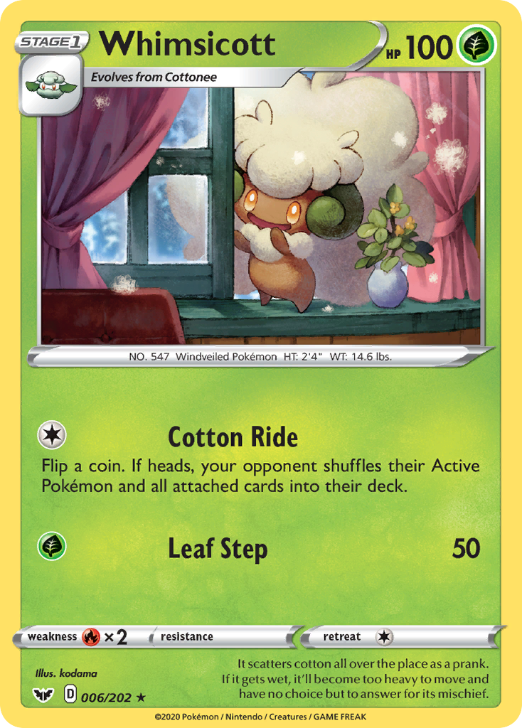 6/202 [SSH] Whimsicott - Rare