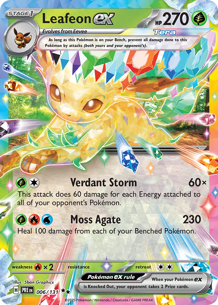 6/131 [PRE] Leafeon ex - Double Rare