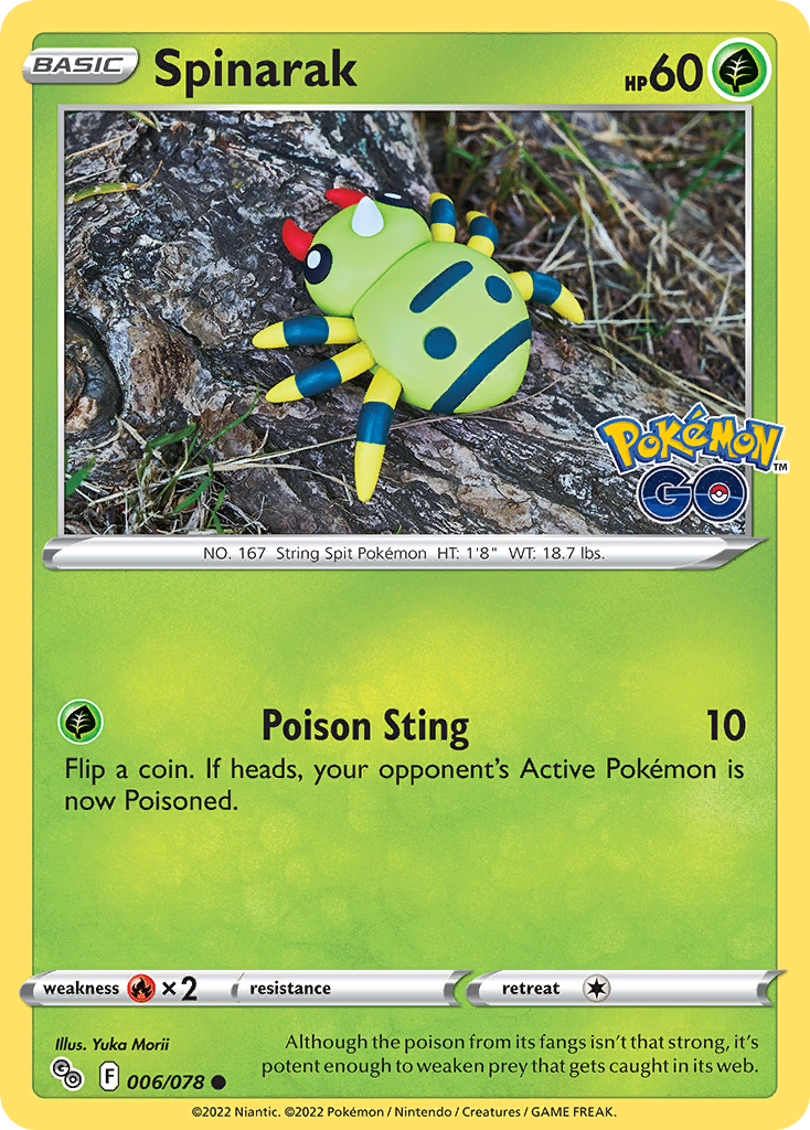 6/78 [PGO] Spinarak - Common