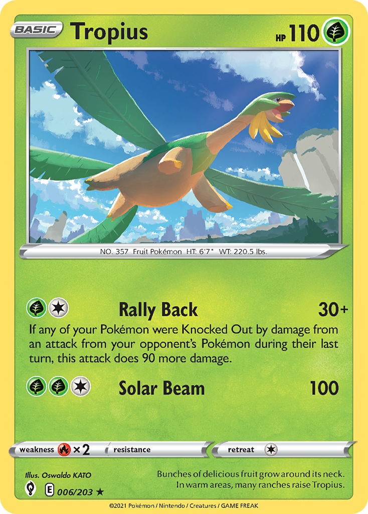 6/203 [EVS] Tropius - Rare
