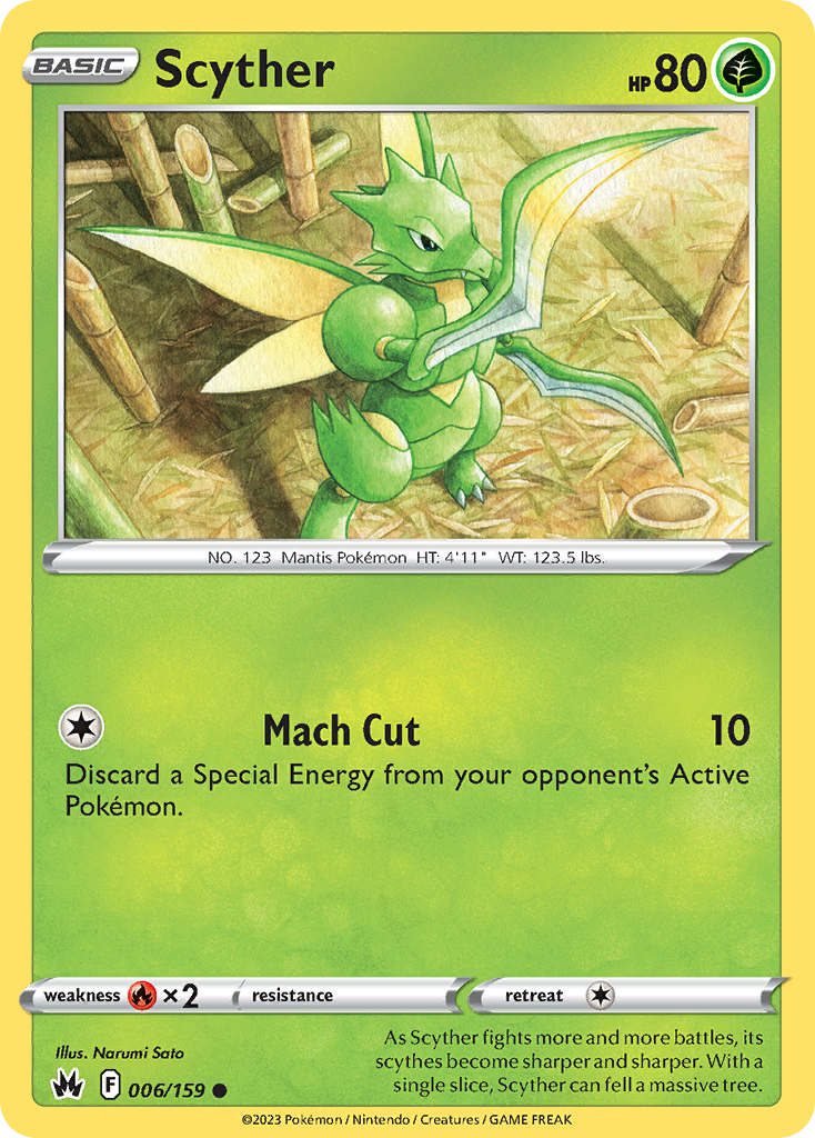 6/159 [CRZ] Scyther - Common
