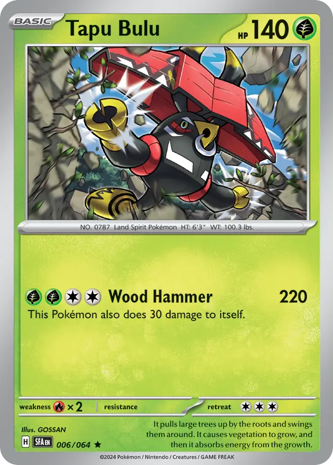 6/64 [SFA] Tapu Bulu - Rare
