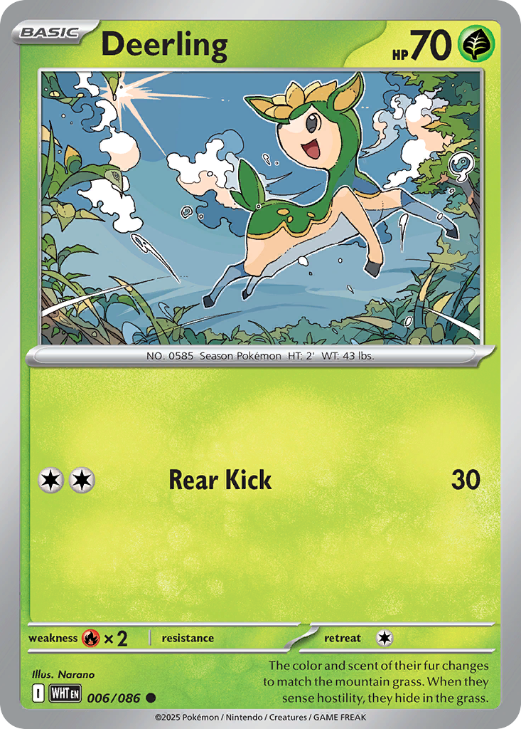 6/86 [WHT] Deerling - Common