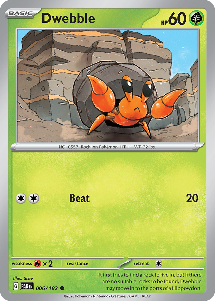 6/182 [SV4] Dwebble - Common