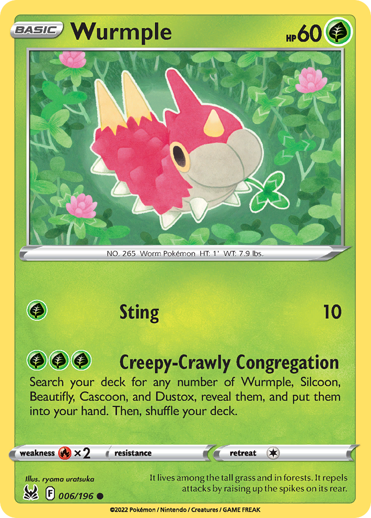 6/196 [LOR] Wurmple - Common