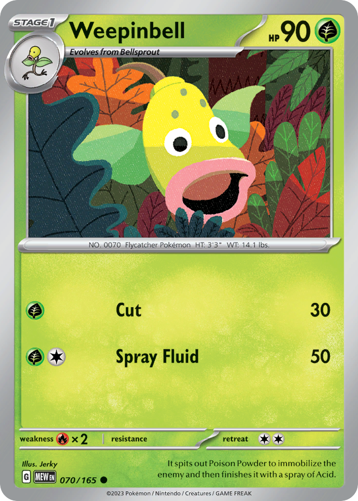 70/165 [SV3PT5] Weepinbell - Common