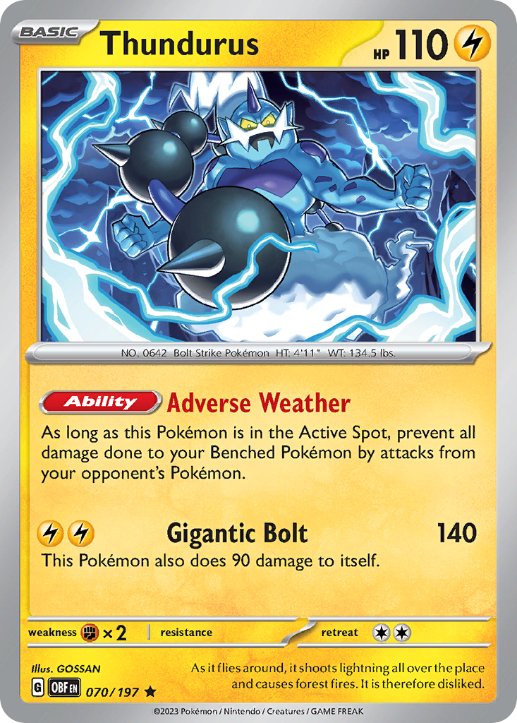 70/197 [SV3] Thundurus - Rare