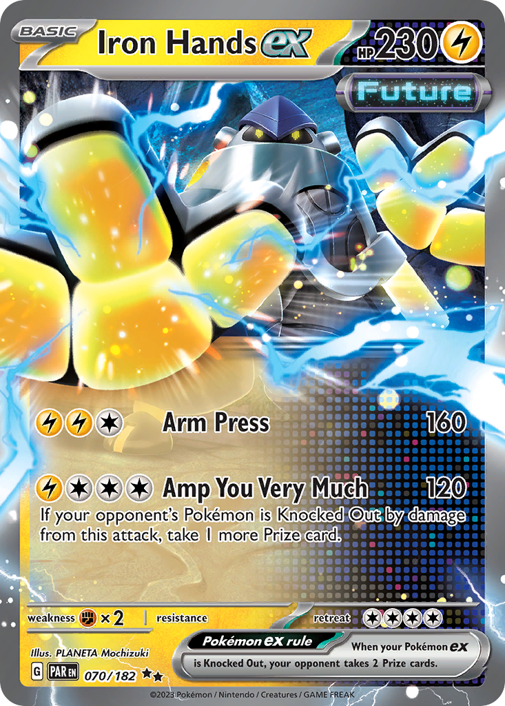 70/182 [SV4] Iron Hands ex - Double Rare
