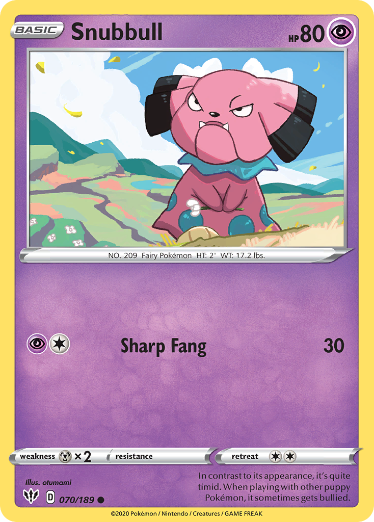 70/189 [DAA] Snubbull - Common