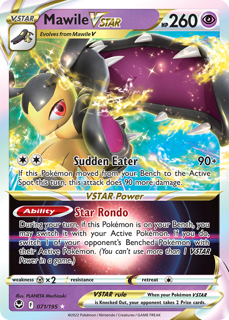 71/195 [SIT] Mawile VSTAR - Rare Holo VSTAR
