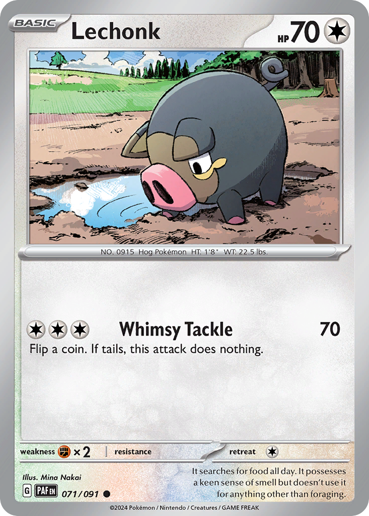 71/91 [SV4PT5] Lechonk - Common