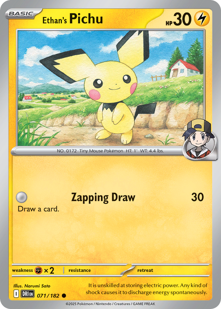 71/182 [DRI] Ethan's Pichu - Common
