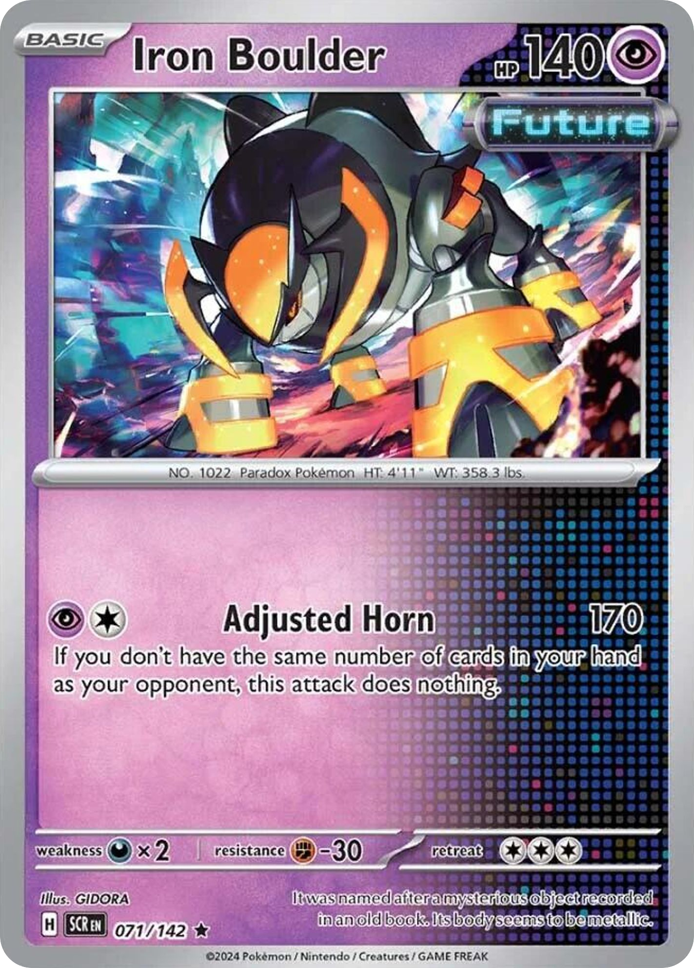 71/142 [SCR] Iron Boulder - Rare