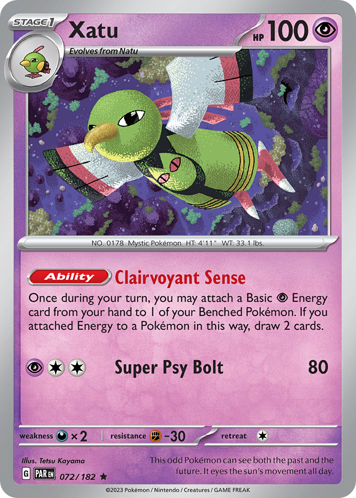 72/182 [SV4] Xatu - Rare