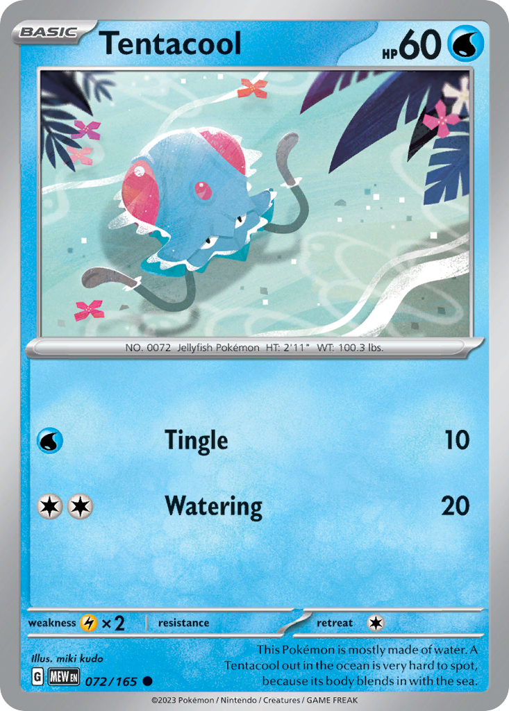 72/165 [SV3PT5] Tentacool - Common