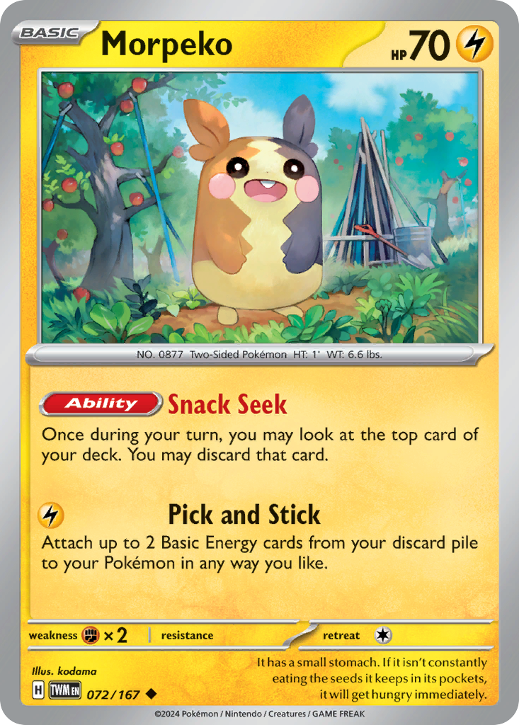 72/167 [TWM] Morpeko - Uncommon