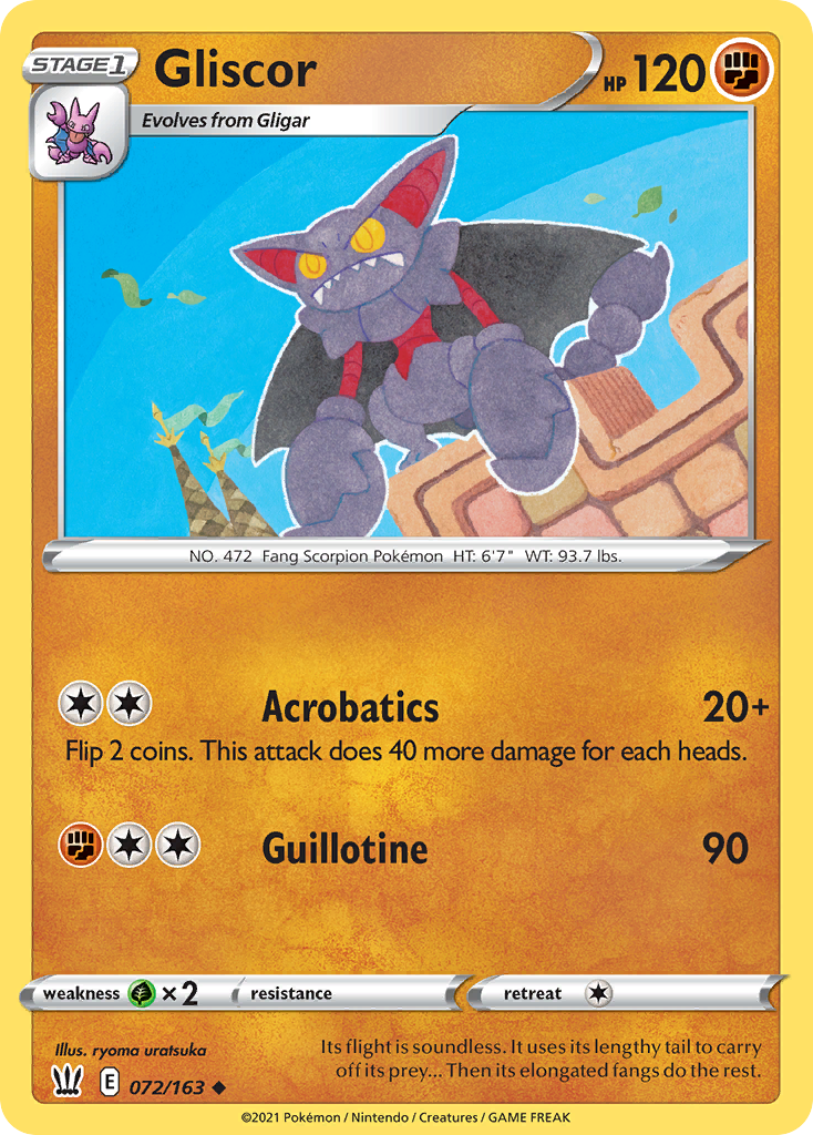 72/163 [BST] Gliscor - Uncommon
