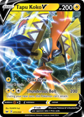 72/202 [SSH] Tapu Koko V - Rare Holo V