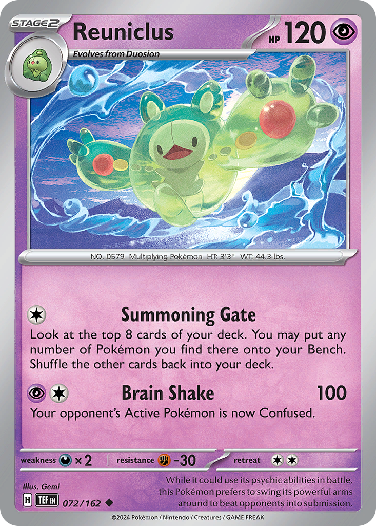 72/162 [TEF] Reuniclus - Uncommon