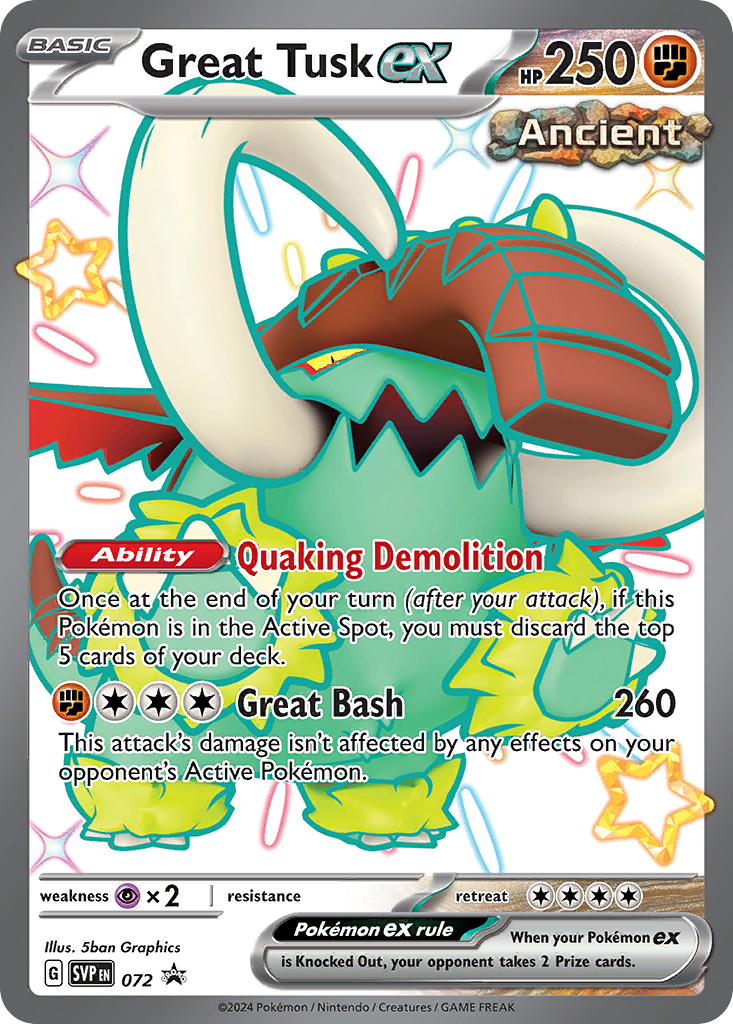 72/215 [PR-SV] Great Tusk ex - Promo