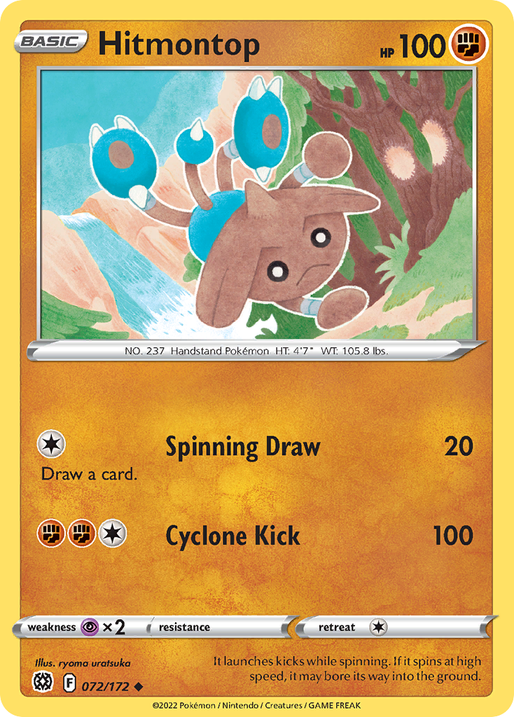 72/172 [BRS] Hitmontop - Uncommon