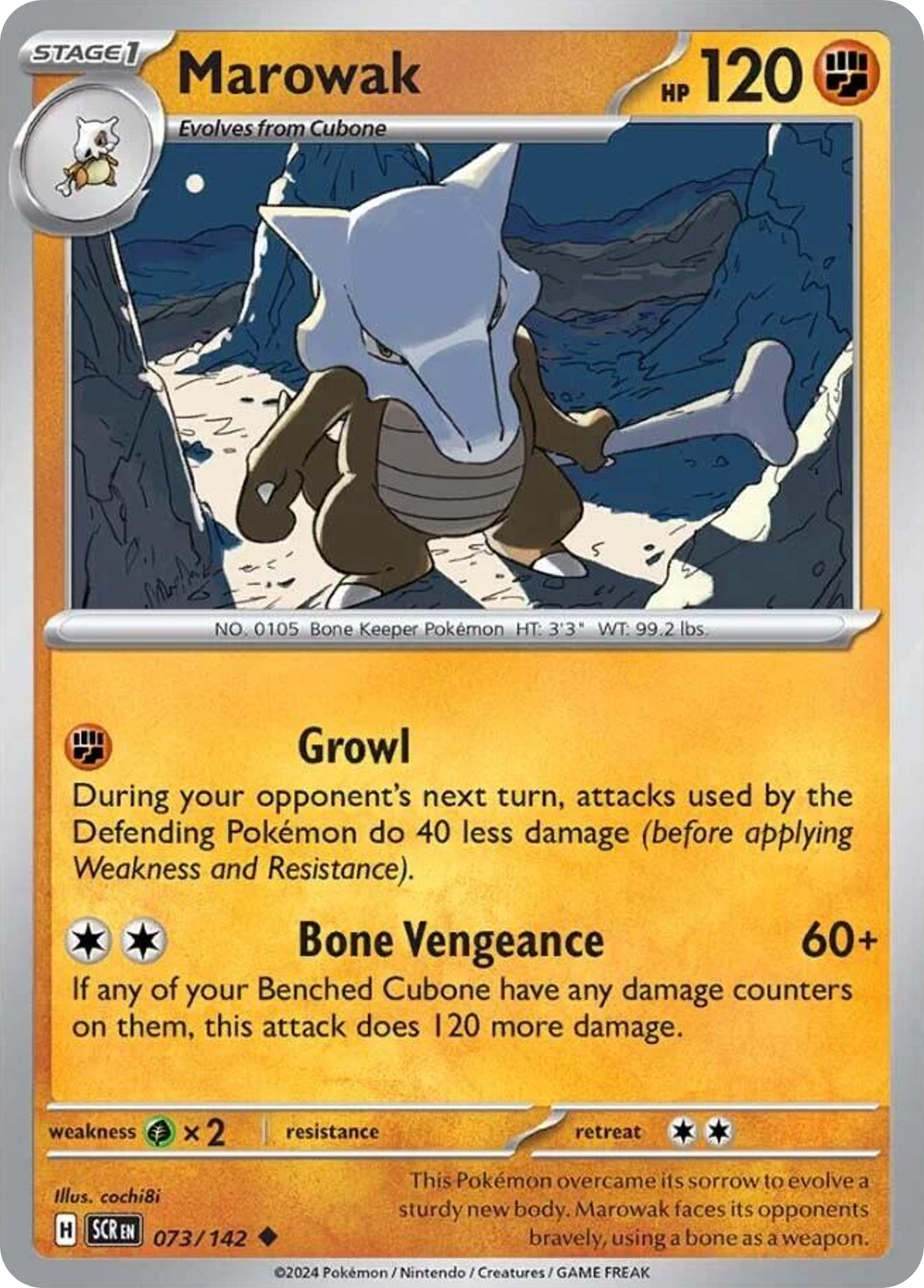73/142 [SCR] Marowak - Uncommon