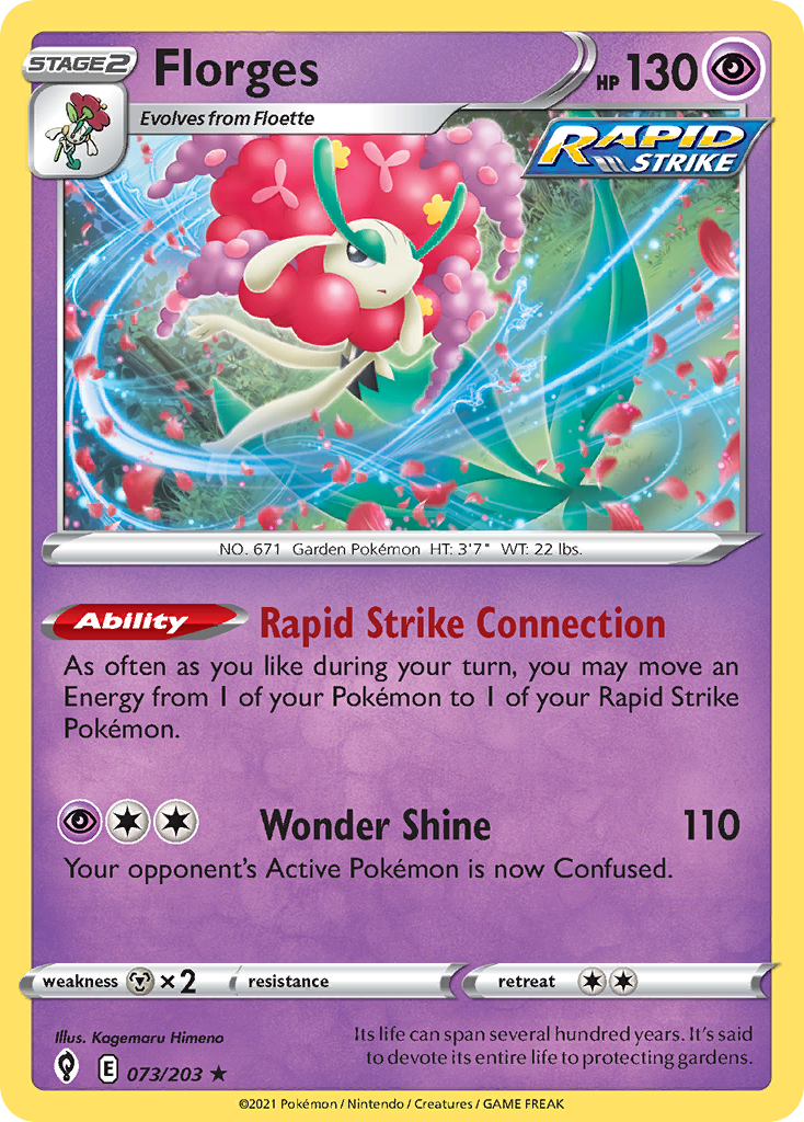 73/203 [EVS] Florges - Rare Holo