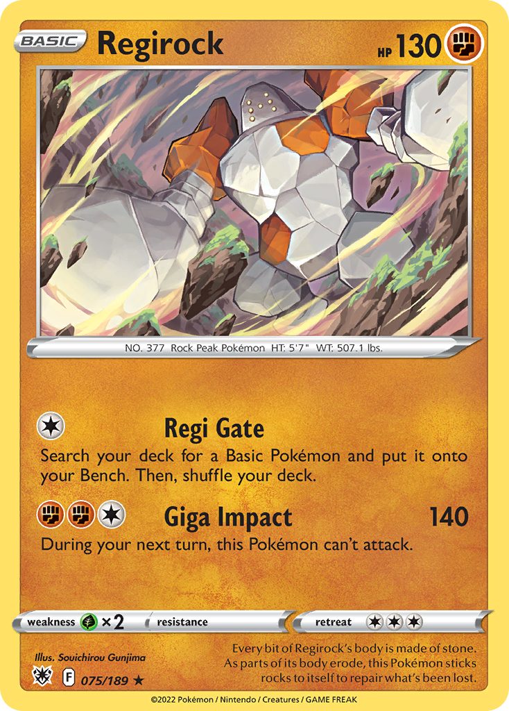75/189 [ASR] Regirock - Rare