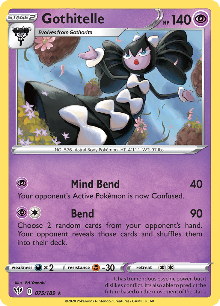 75/189 [DAA] Gothitelle - Rare