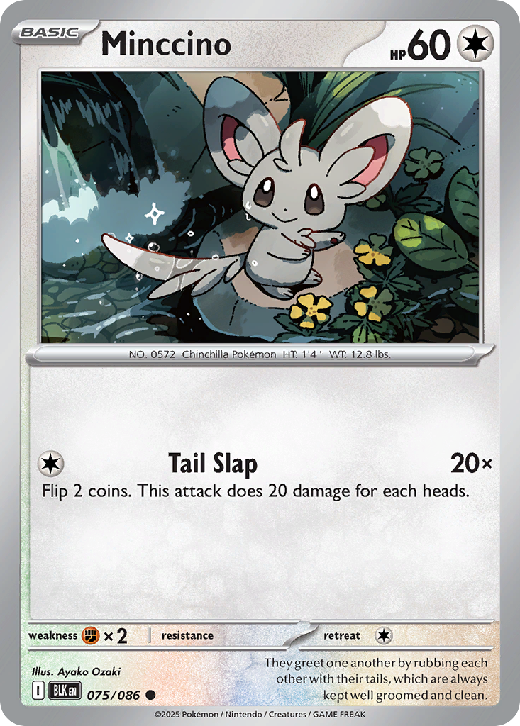 75/86 [BLK] Minccino - Common