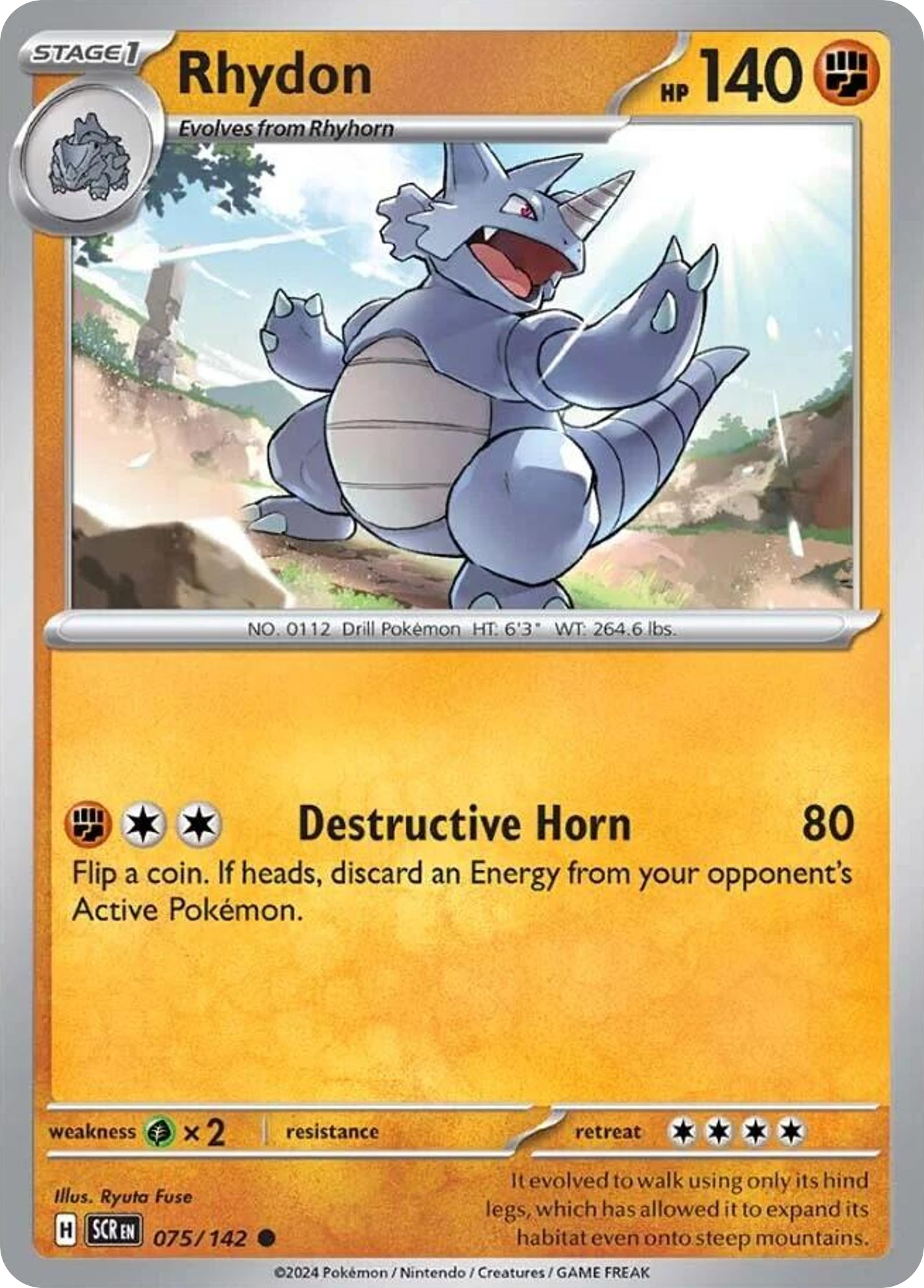 75/142 [SCR] Rhydon - Common